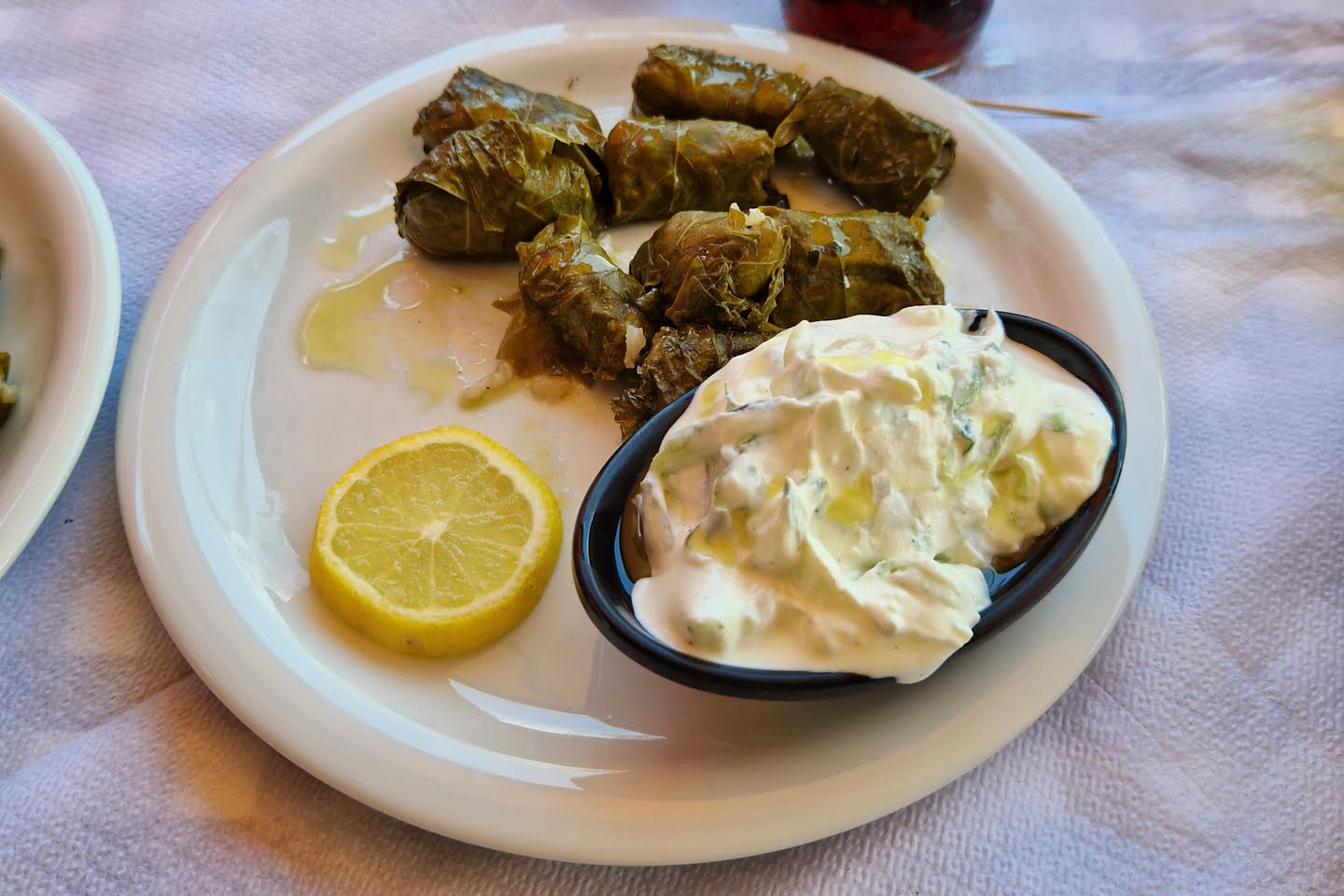 Dolmades met tzaziki