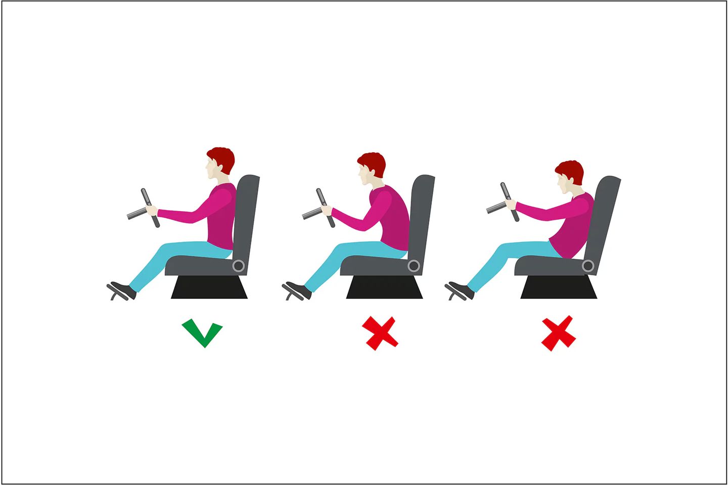 Stel je autostoel ergonomisch in