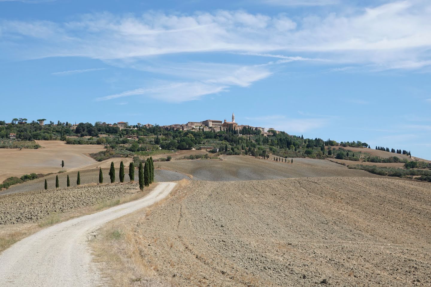 Uitzicht op Pienza