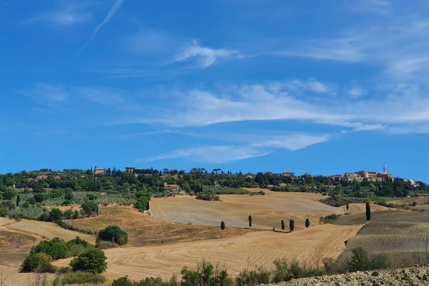 Uitzicht op Pienza