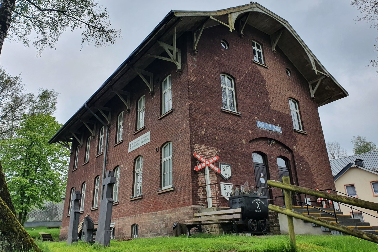 Het oude station van St Vith