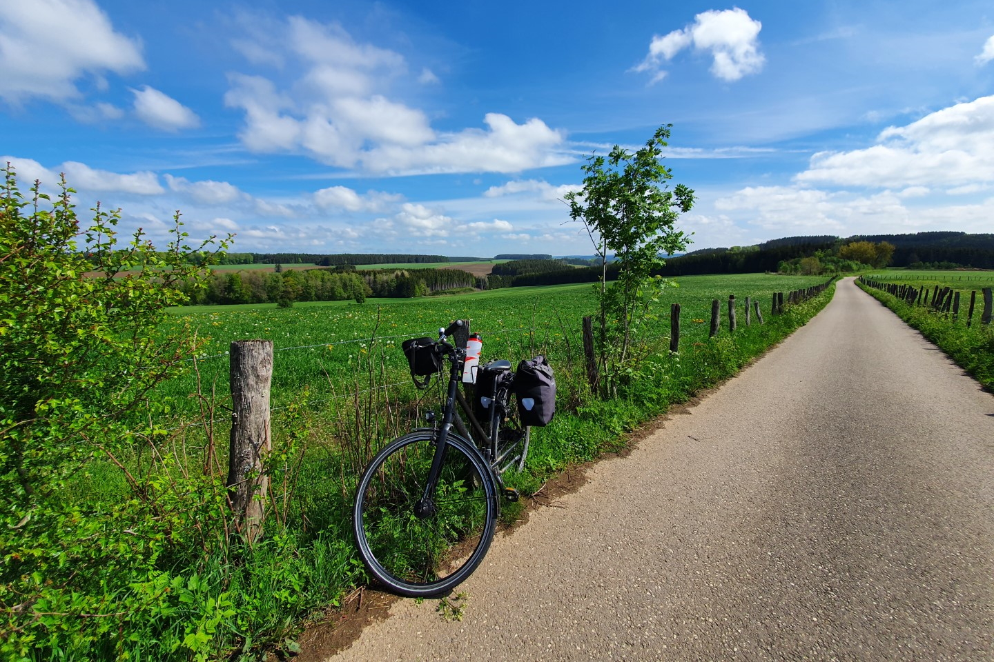 Aan de grens tussen België en Luxemburg